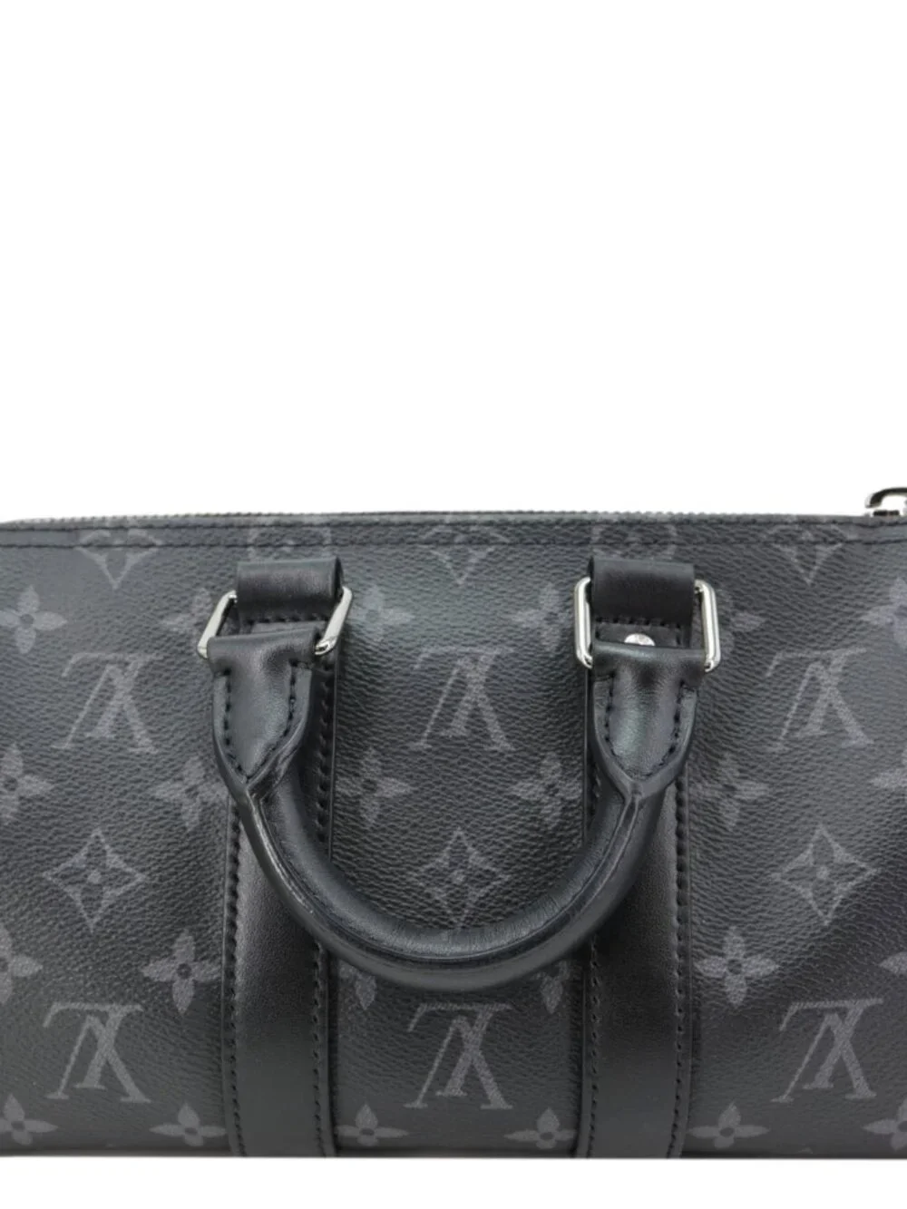 Louis Vuitton Keepall 25 Bandouliere Monogram Eclipse Reverse Canvas Crossbody